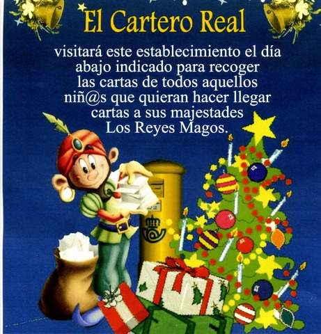Llevamos la carta al cartero Real
