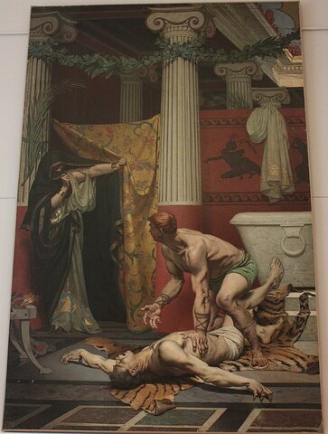 Mort de l'emperador Còmode causa d'inestavilitat polìtica