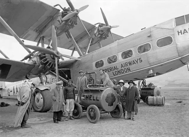 First plane for the public