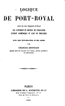 La Logique de Port-Royal