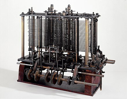 1834: Charles Babbage anuncia el motor de análisis