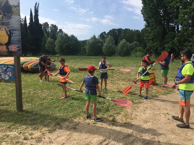 La primera vegada que vaig en caiac