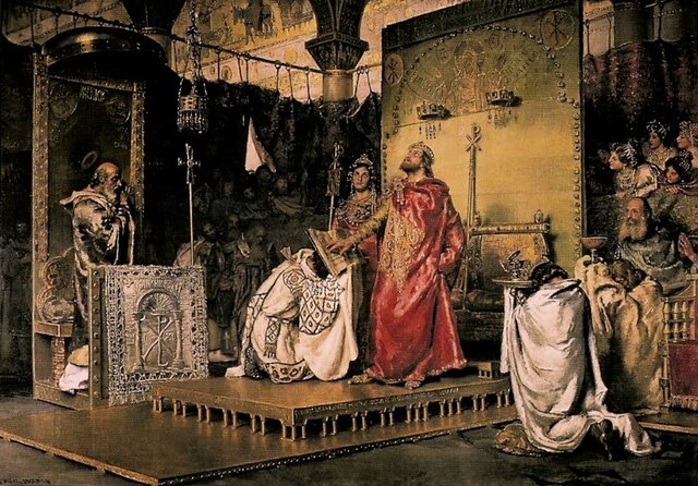 Conversión de Recaredo al catolicismo: unión religiosa