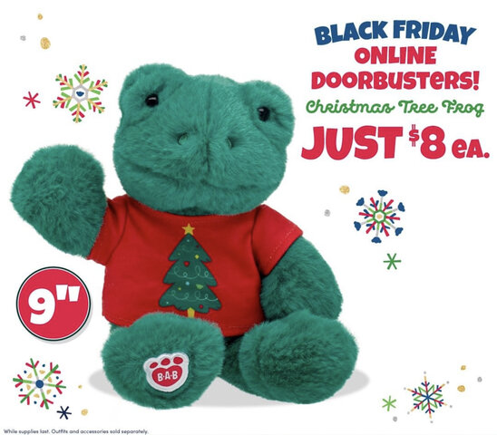 Release of Christmas frog