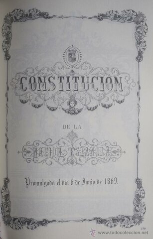 CONSTITUCIÓ 1869
