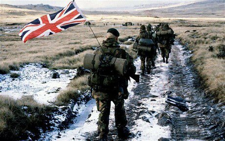 The Falklands Wars with Argentina