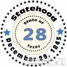 Texas becomes the 28th state