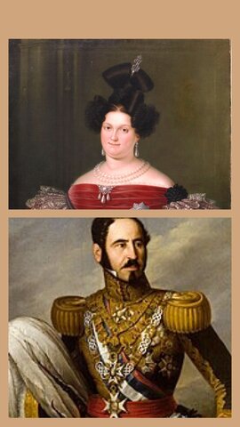 María Cristina y el general Espartero