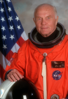 Oldest man in space