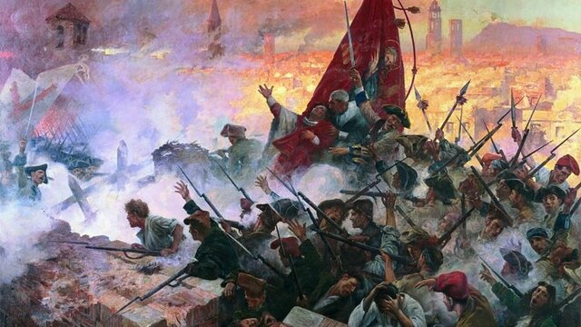 Fi del setge de Barcelona per part de les tropes de Felip V