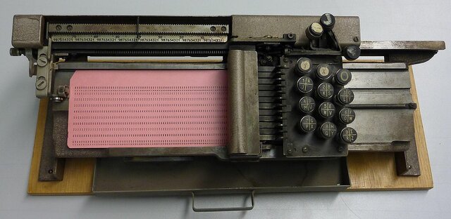 Le schede perforate di Hollerith