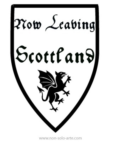 Malcolm & donalbain flee from scottland