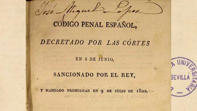 Instauració del codi penal