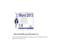 Microsoft Office para Windows 1.6