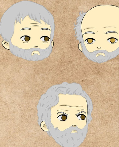 Filósofos de Mileto.