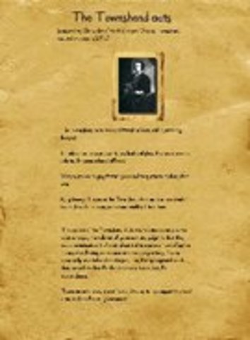 Townshend Acts, 1767