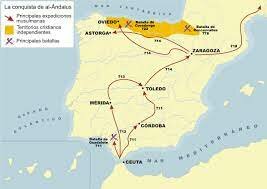 711: Conquista musulmana: Al-Andalus