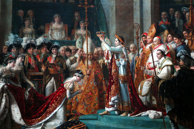 Napoleon Crowns himself emperor