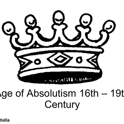 Timeline: Absolutism/Revolutions