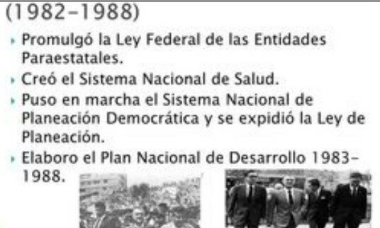 Se crea la Secretaría de Programación y Presupuesto.