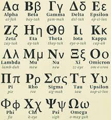 The alphabet