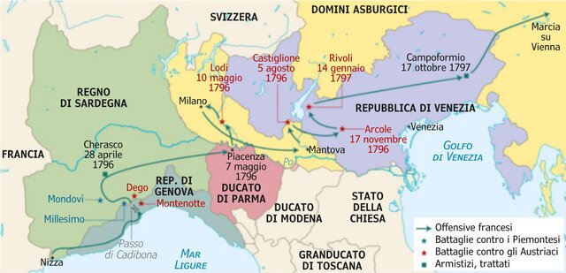 Napoleone entra in Italia