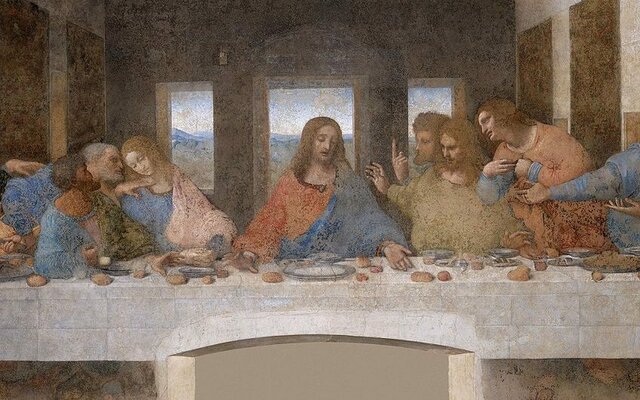 Leonardo Da Vinci Paints the Last Supper