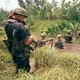 Troops marsh mekong delta south vietnam 1967