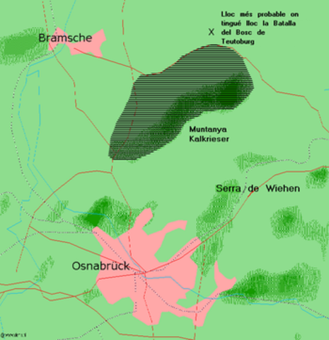 BATALLA DEL BOSC DE TEUTOBURG