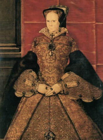 Mary Tudor's coronation: the first Queen of England.