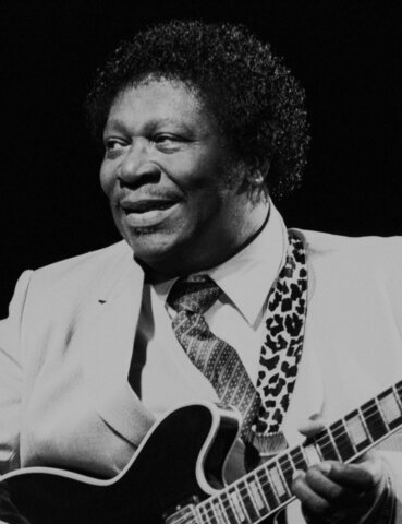 BB King performs at Cook Country Jail