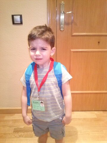 El meu primer dia de col·legi.