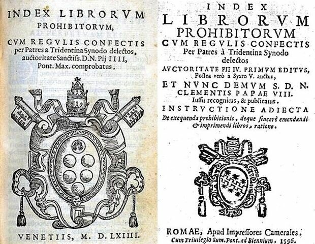 Nascita congregazione dell’Indice