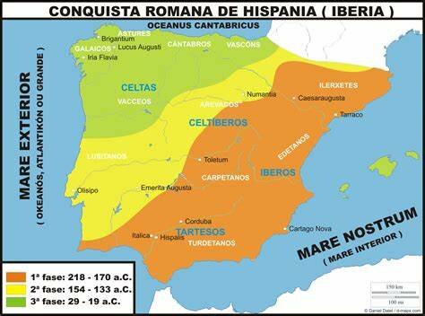 Finaliza la conquista romana de Hispania