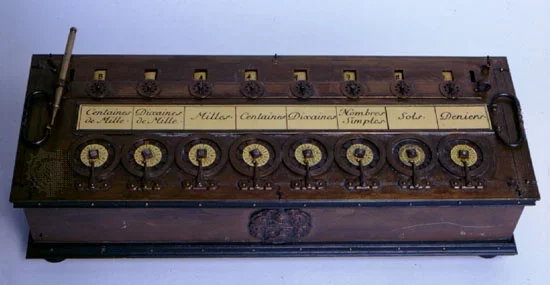 Blaise Pascal invents the adding machine.