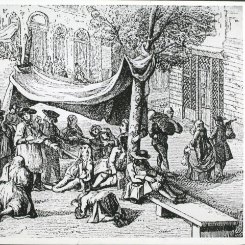 The plague reaches Marseille, France