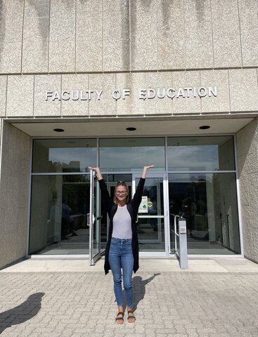 Went back to University