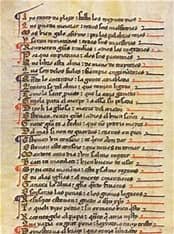 GONZALO DE BERCEO COMPONE LOS MILAGROS DE NUESTRA SEÑORA