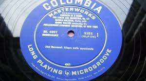 Disc de vinil: Columbia Records