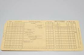 Tarjetas perforadas