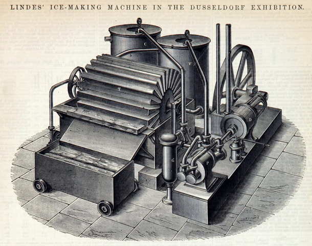 Invención del sistema de refrigeración moderno