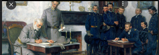 The Treaty at Appomattox Courthouse