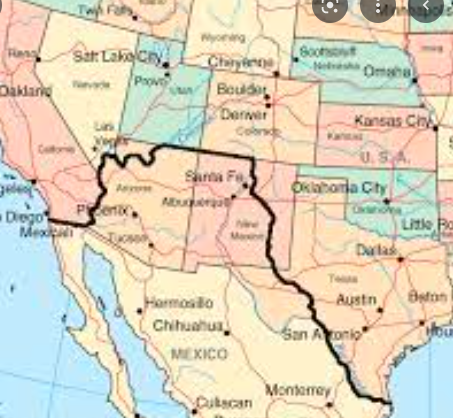 Mexico loses California, New Mexico, and Arizona