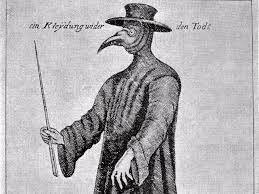 Plague arrives in England.