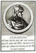 Reino visigodo de Toledo con Atanagildo