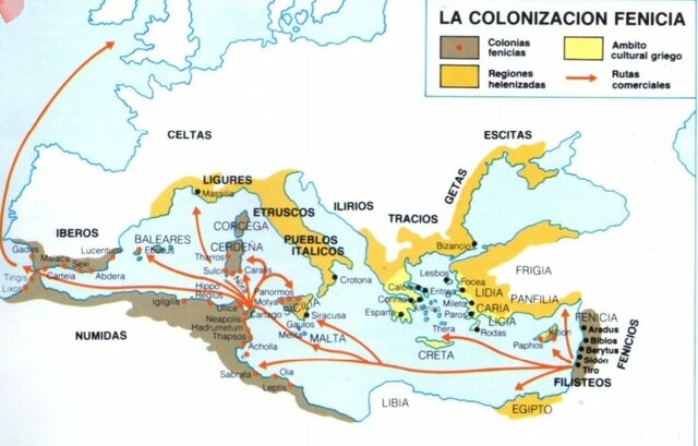 Colonizaciones fenicias