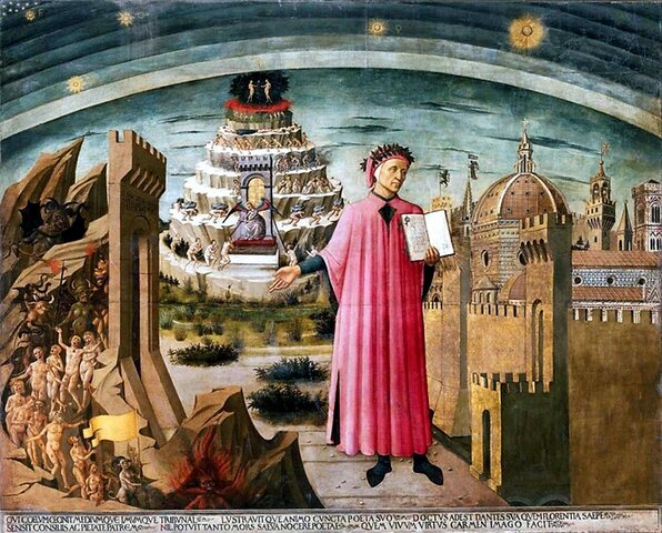 Dante Alighieri muore poco dopo aver terminato la sua "Commedia"
