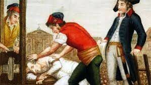 Maximillian Robespierre's execution