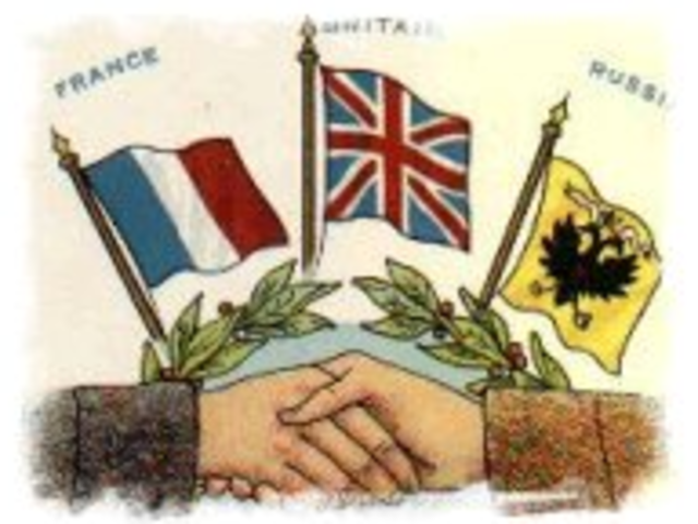 The Triple Entente is formed.
