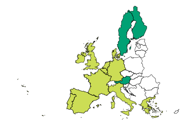 Se unen Austria, Finlandia y Suecia